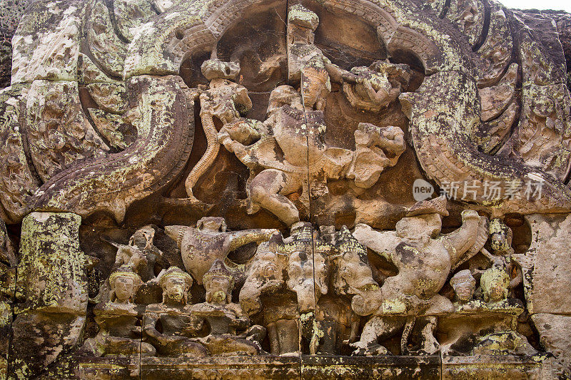 柬埔寨:Banteay Samré吴哥建筑群中的寺庙